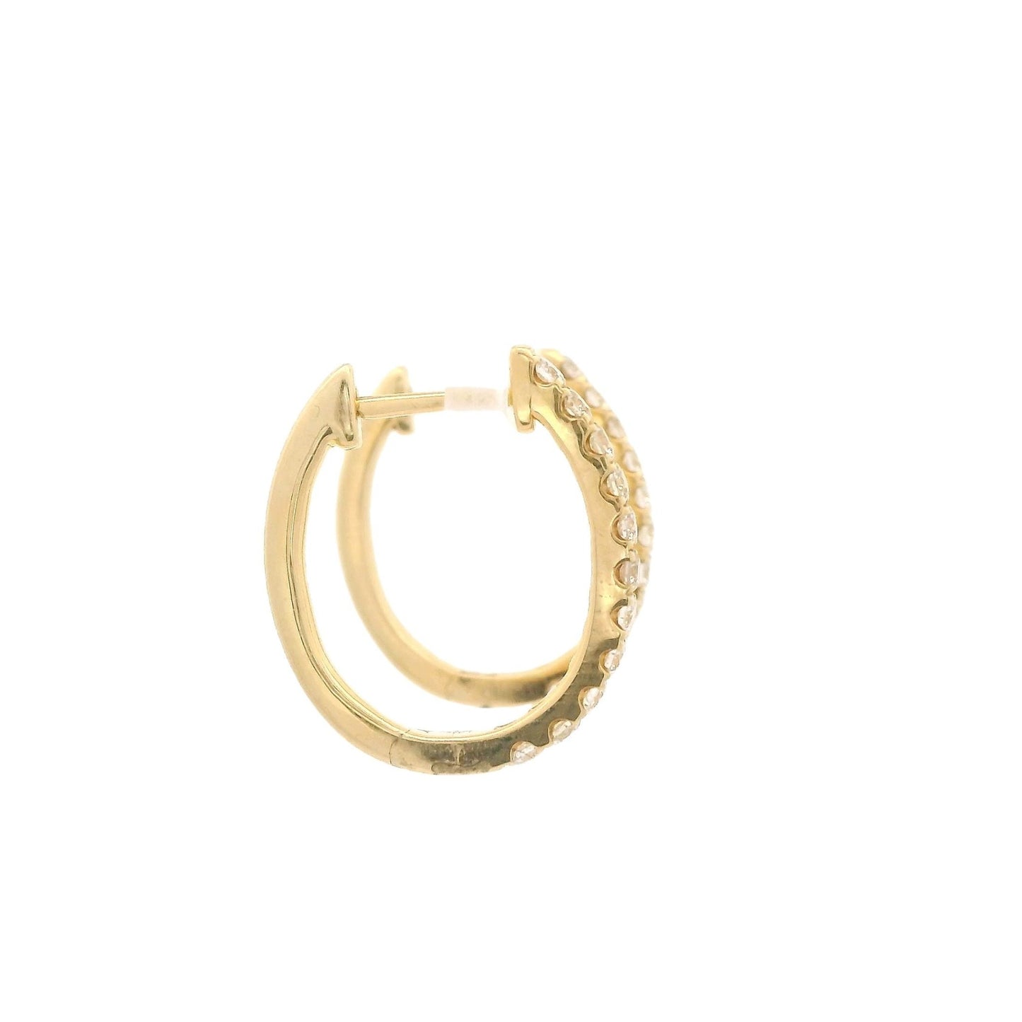 Diamond Oval Hoops - Forever Rox
