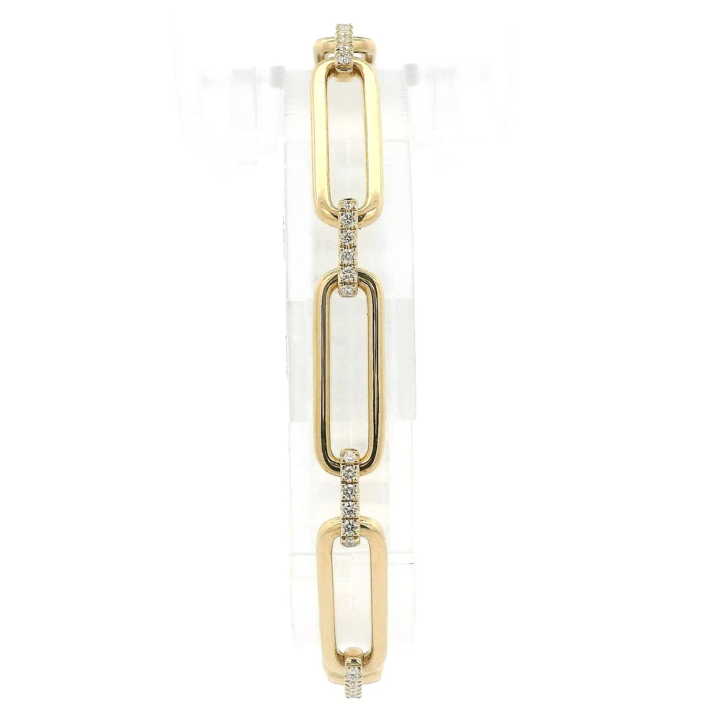 Diamond Paperclip Bracelet - Forever Rox