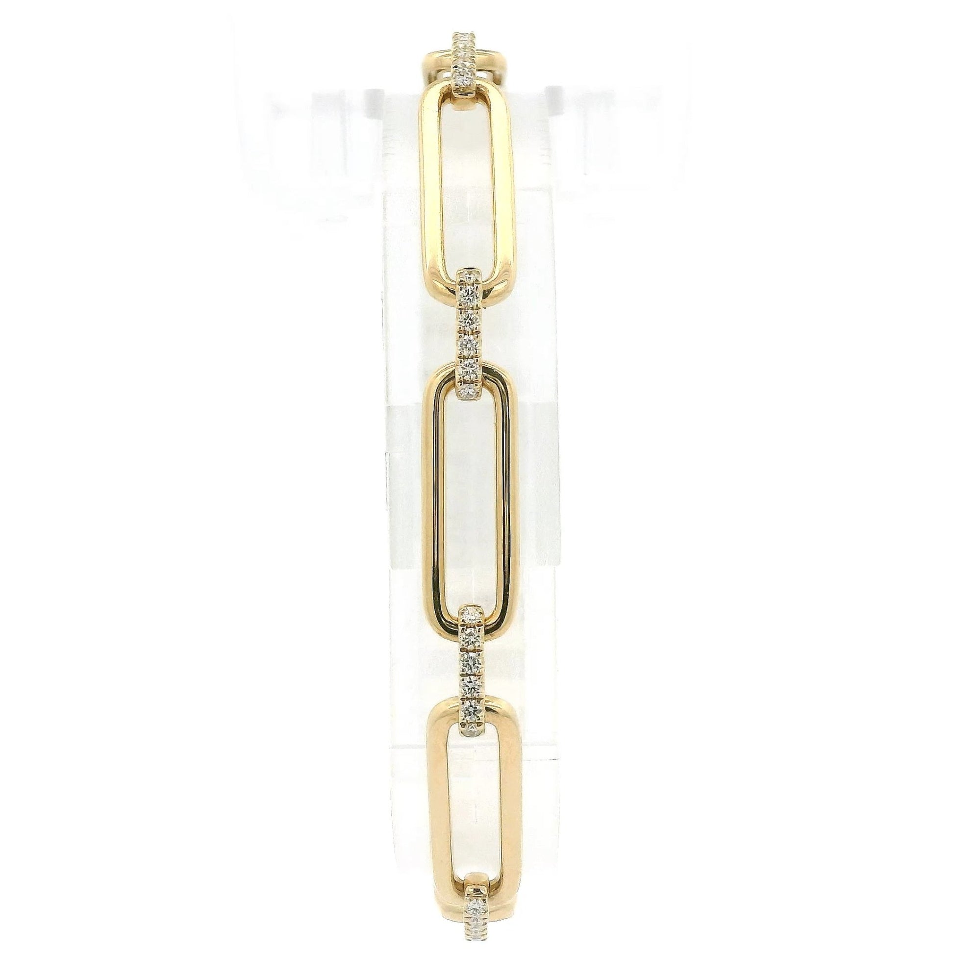 Diamond Paperclip Bracelet - Forever Rox