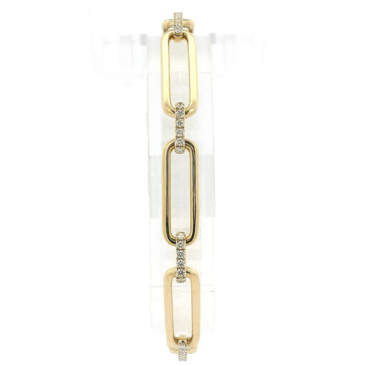 Diamond Paperclip Bracelet - Forever Rox