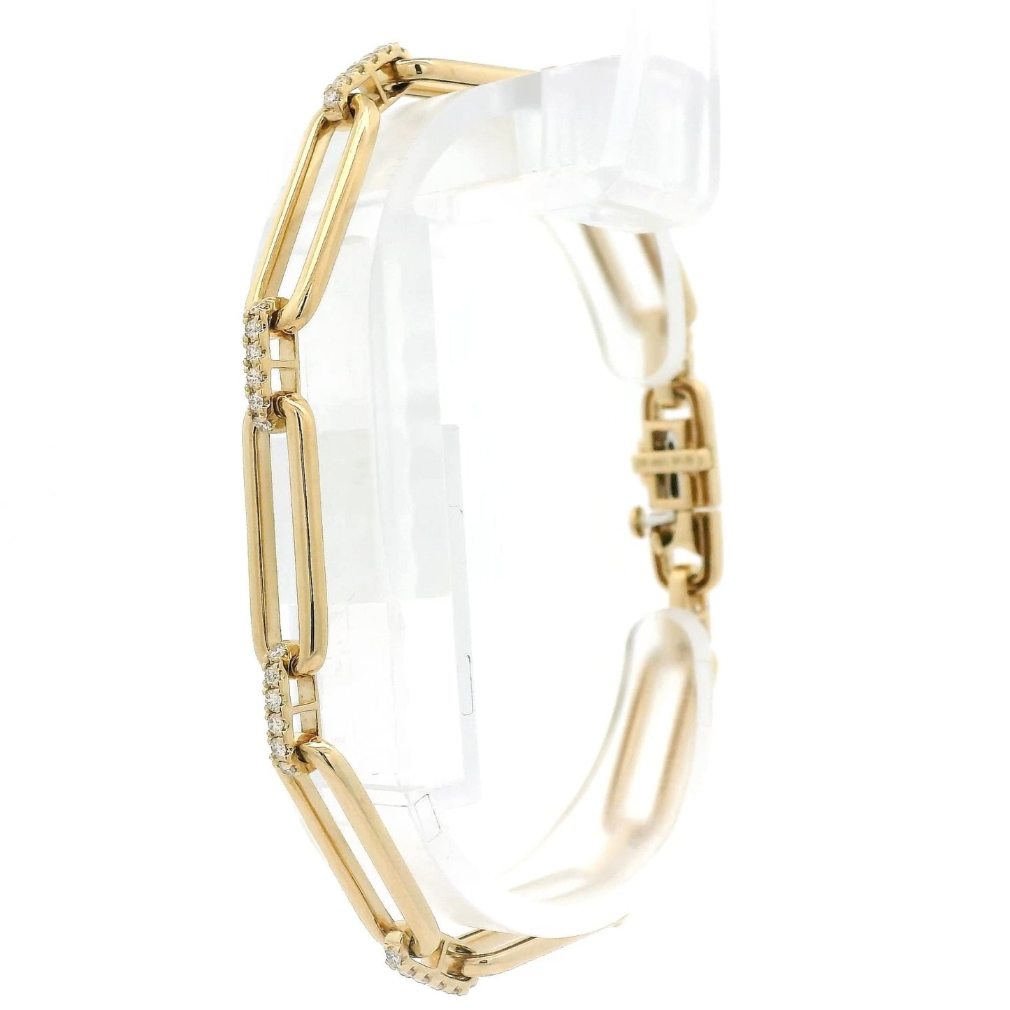 Diamond Paperclip Bracelet - Forever Rox
