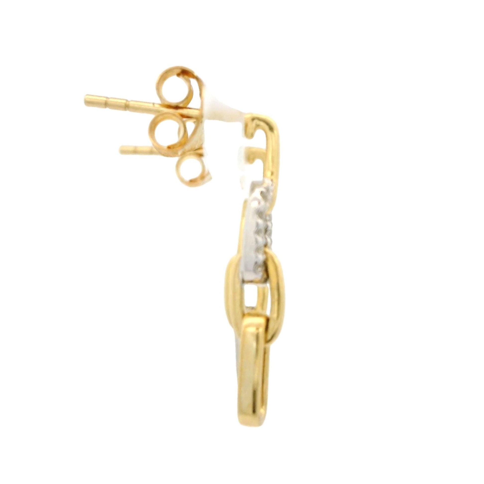 Diamond Paperclip Dangles - Forever Rox