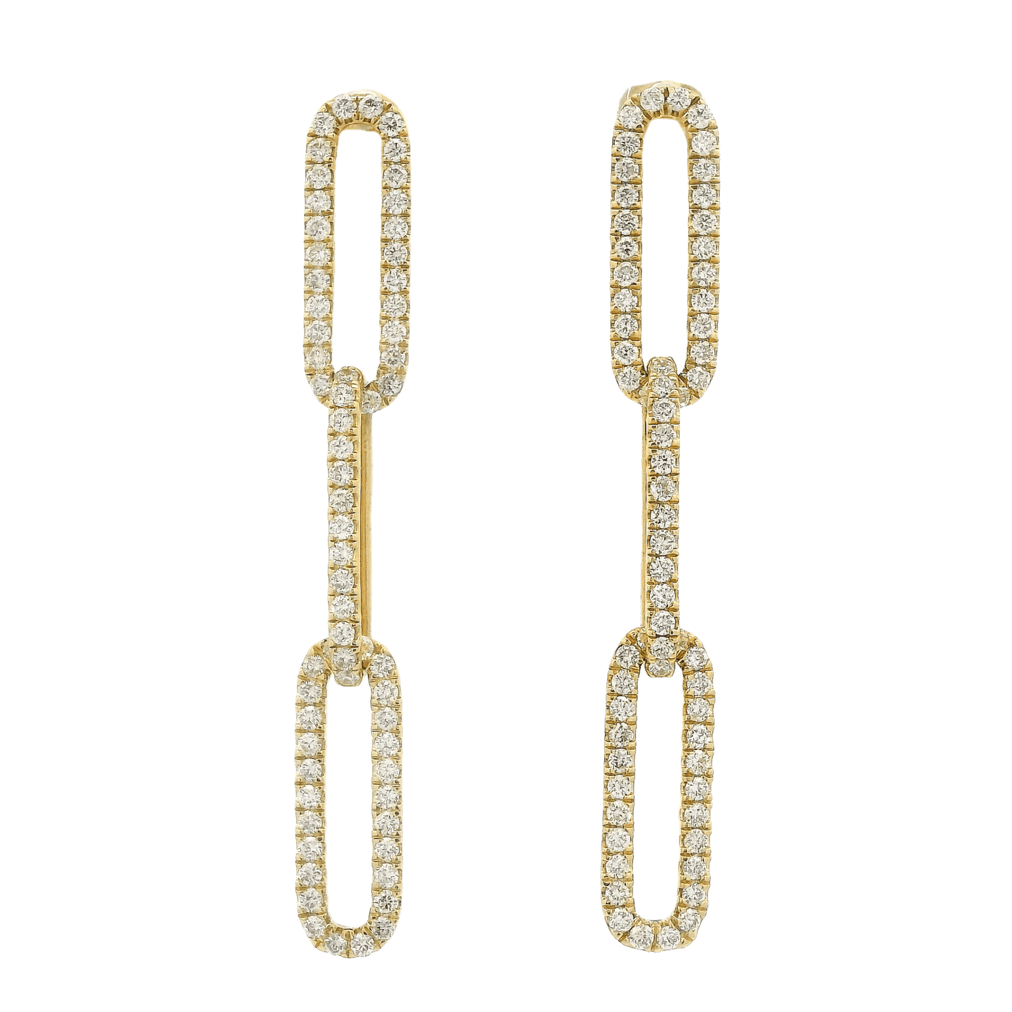 Diamond Paperclip Dangles - Forever Rox