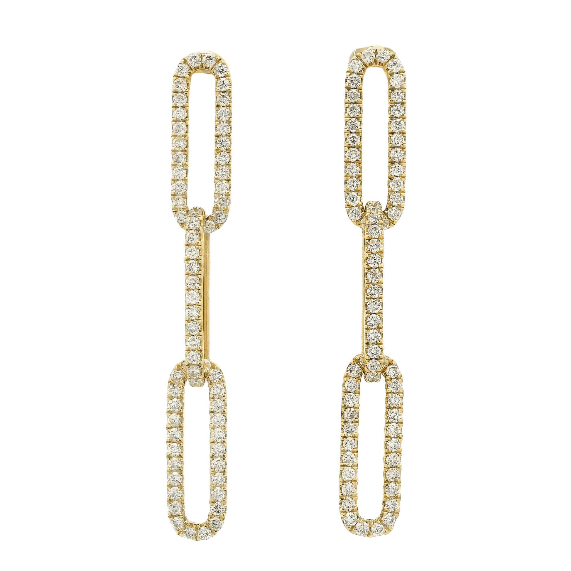 Diamond Paperclip Dangles - Forever Rox