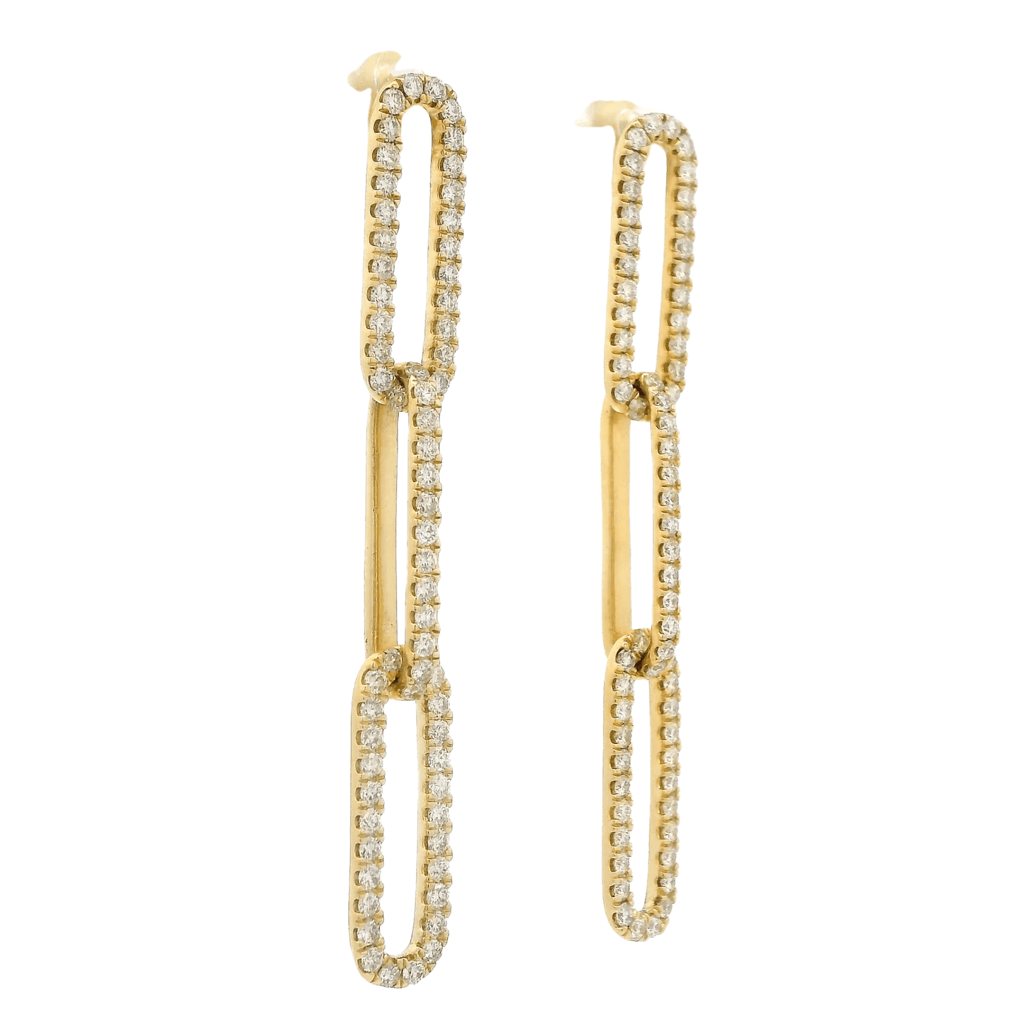 Diamond Paperclip Dangles - Forever Rox