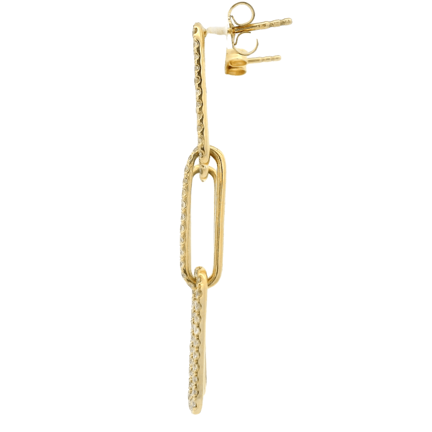 Diamond Paperclip Dangles - Forever Rox