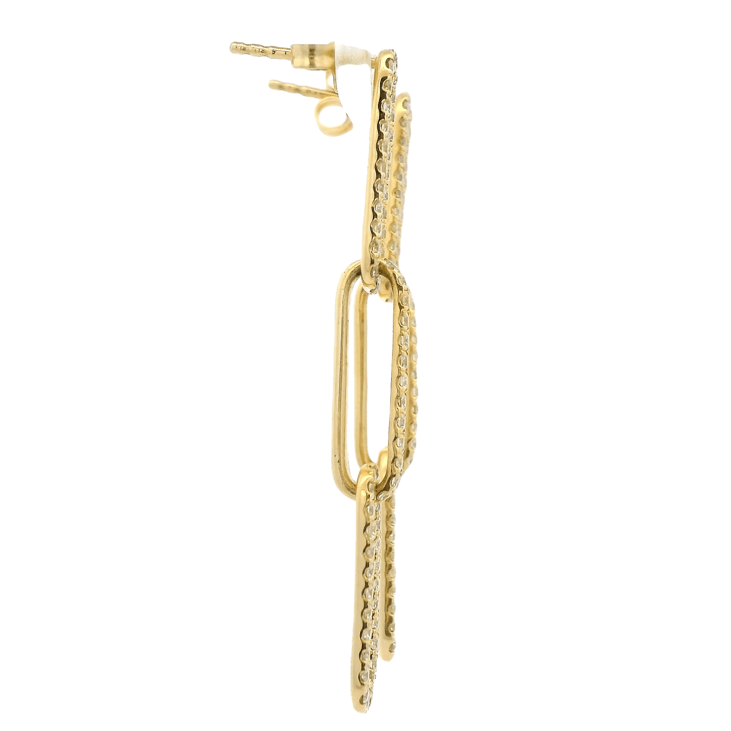 Diamond Paperclip Dangles - Forever Rox