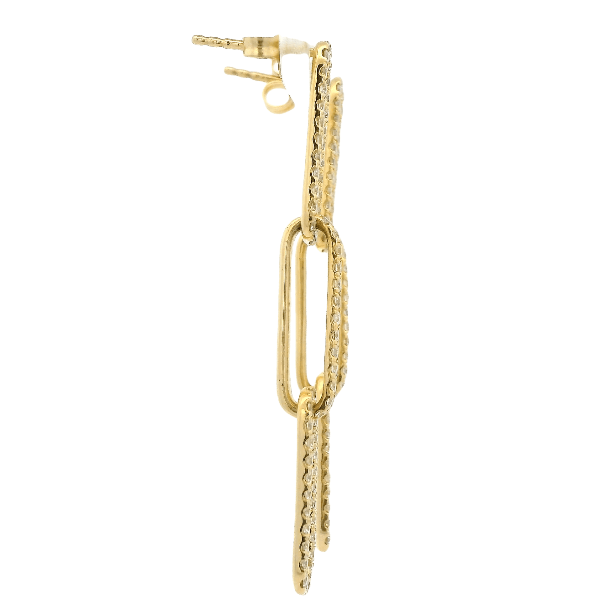 Diamond Paperclip Dangles - Forever Rox