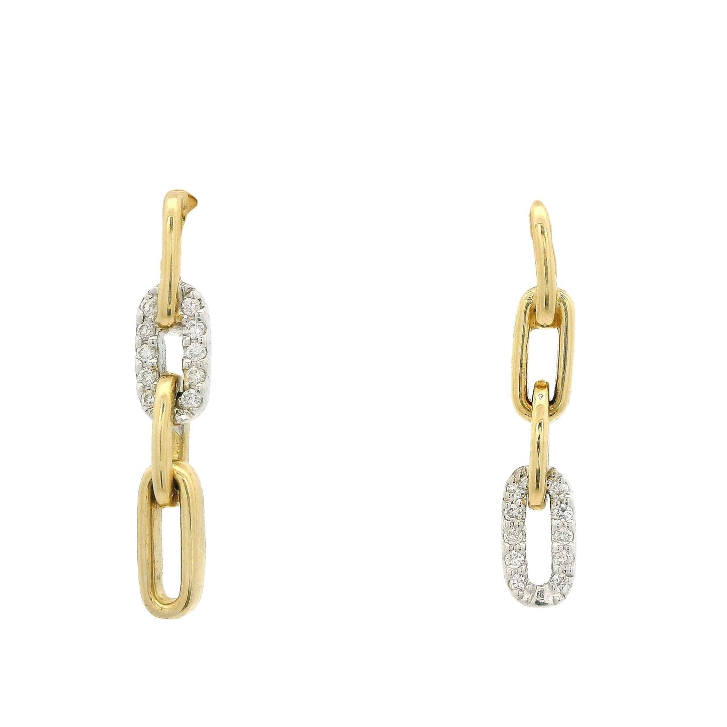 Diamond Paperclip Dangles - Forever Rox