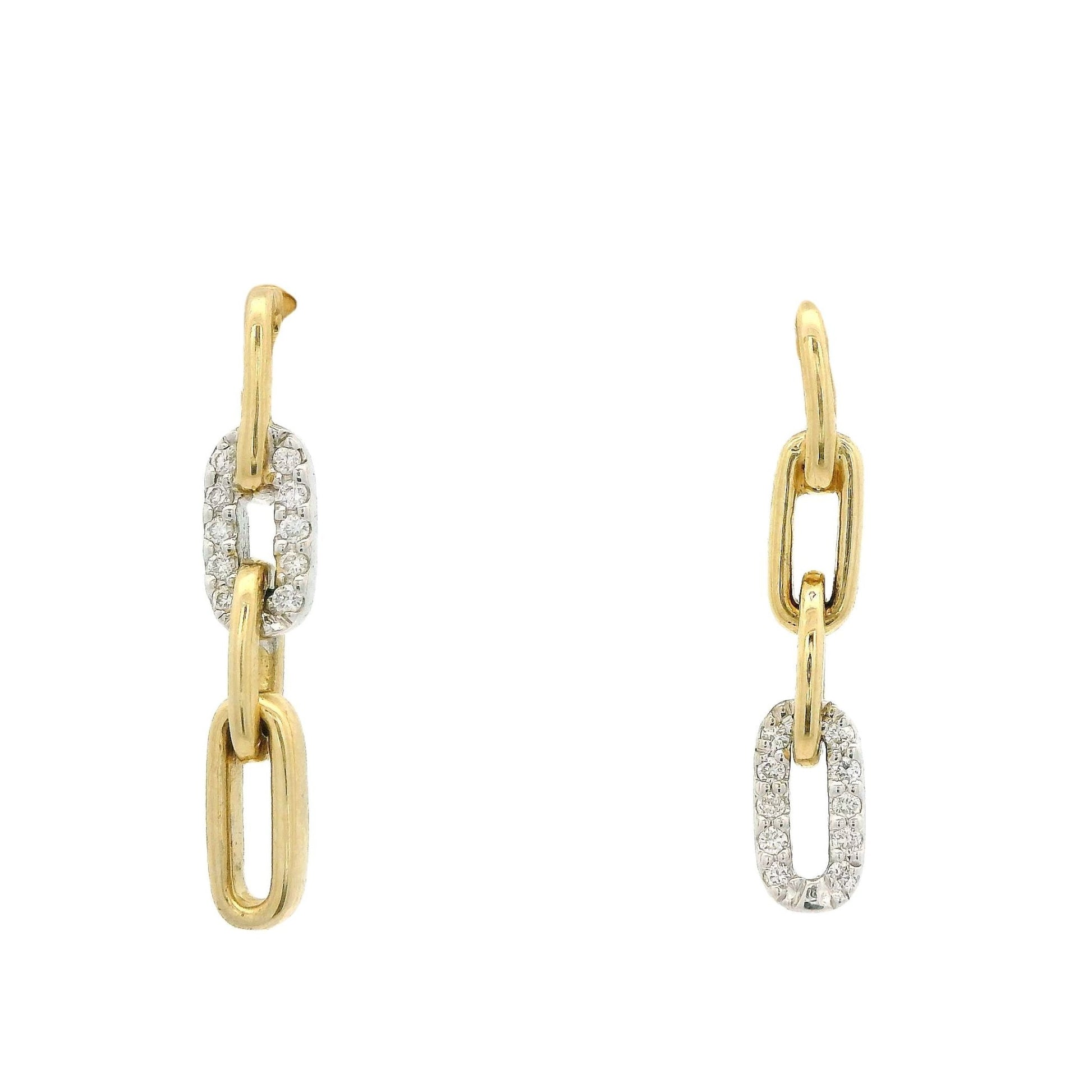 Diamond Paperclip Dangles - Forever Rox