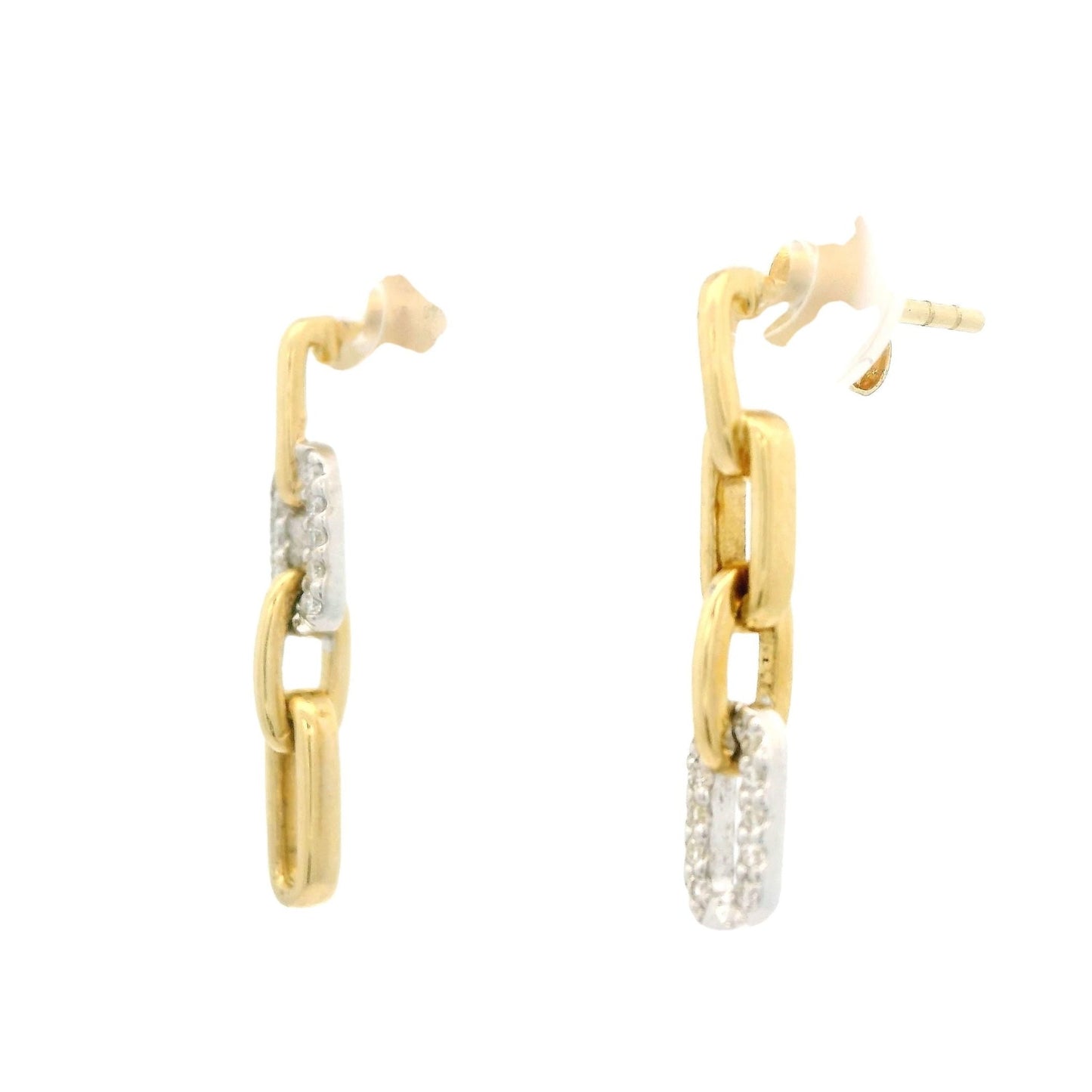 Diamond Paperclip Dangles - Forever Rox