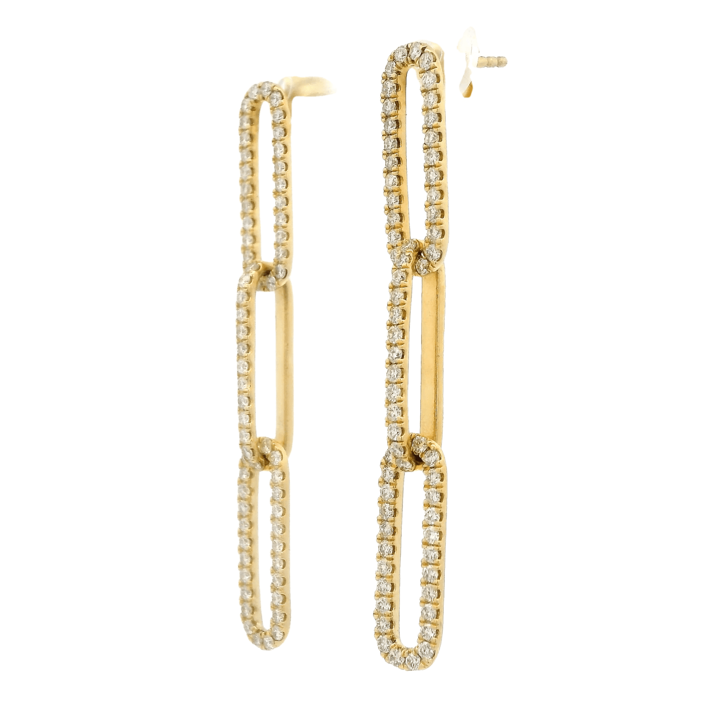 Diamond Paperclip Dangles - Forever Rox