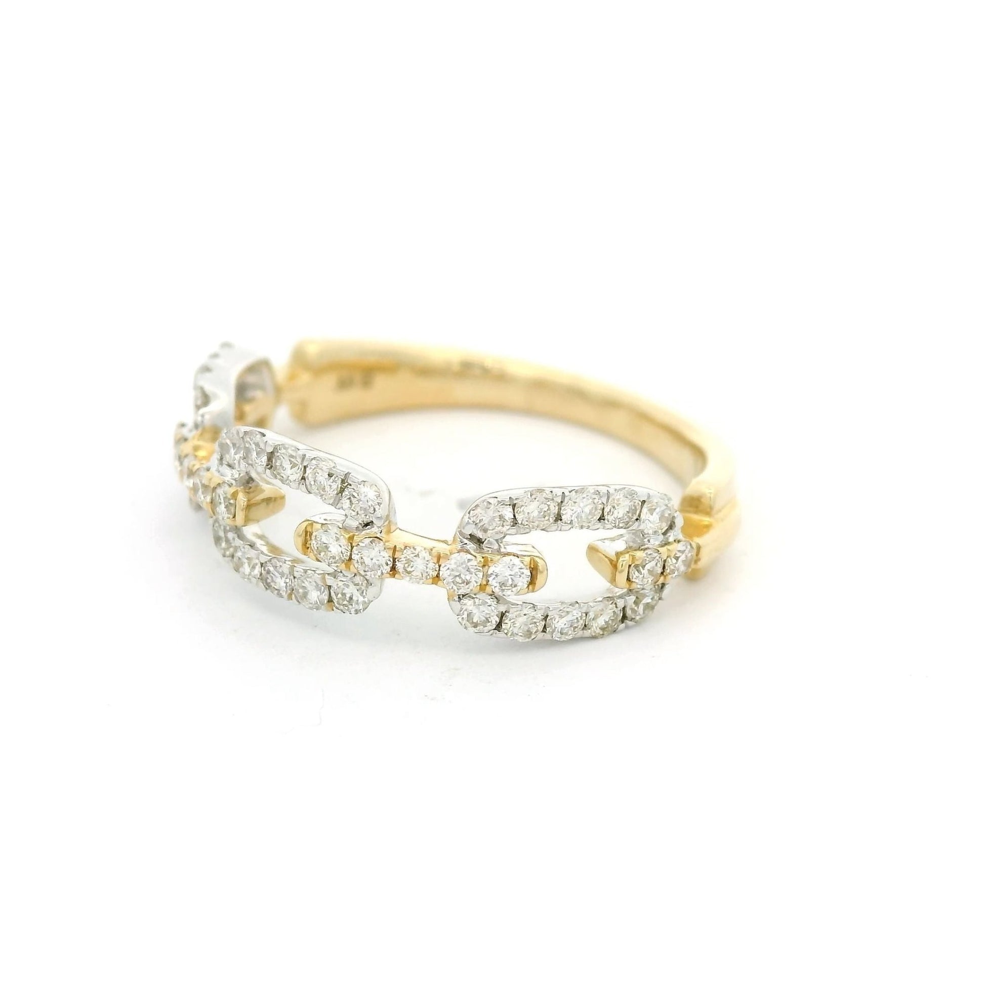 Diamond Paperclip Ring - Forever Rox