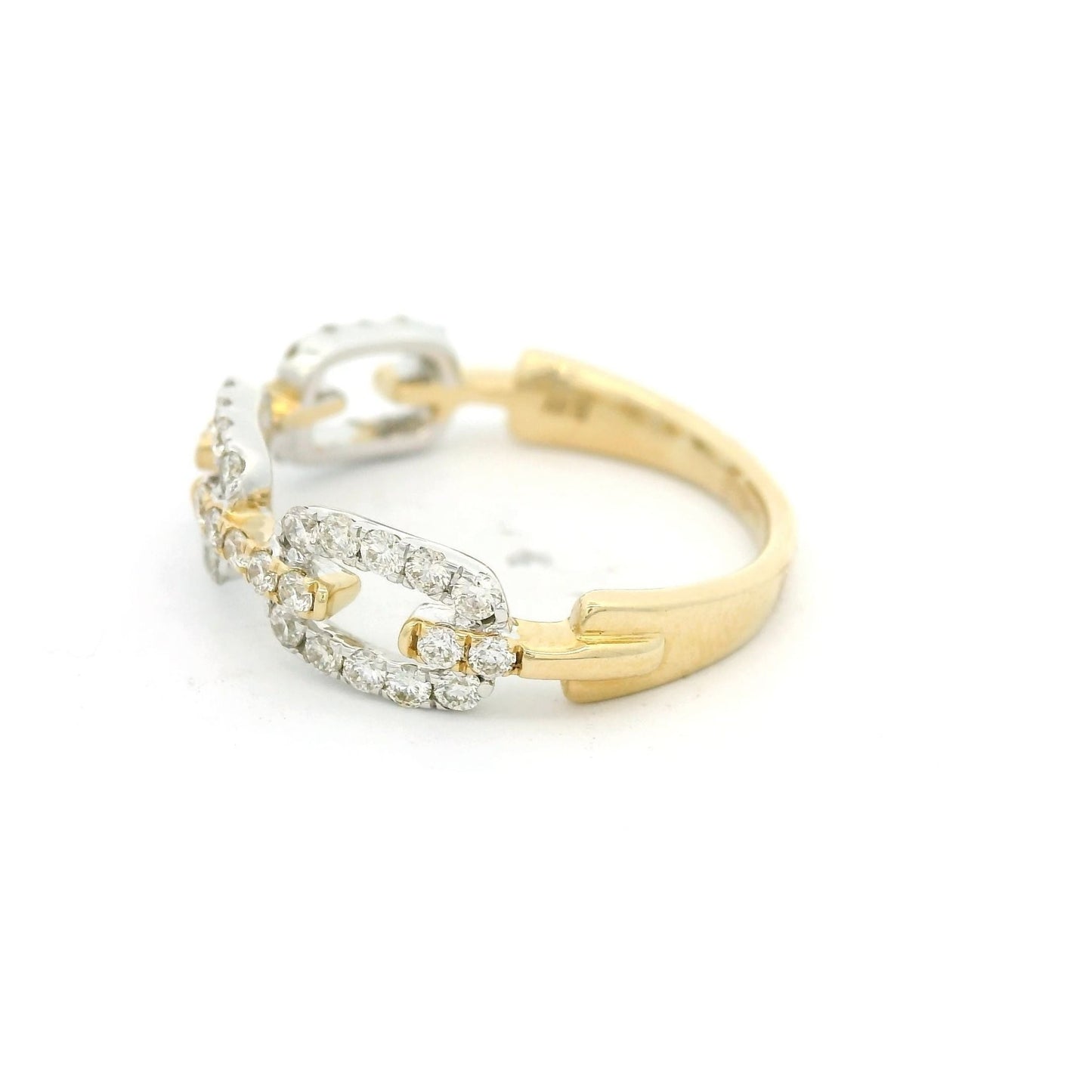 Diamond Paperclip Ring - Forever Rox