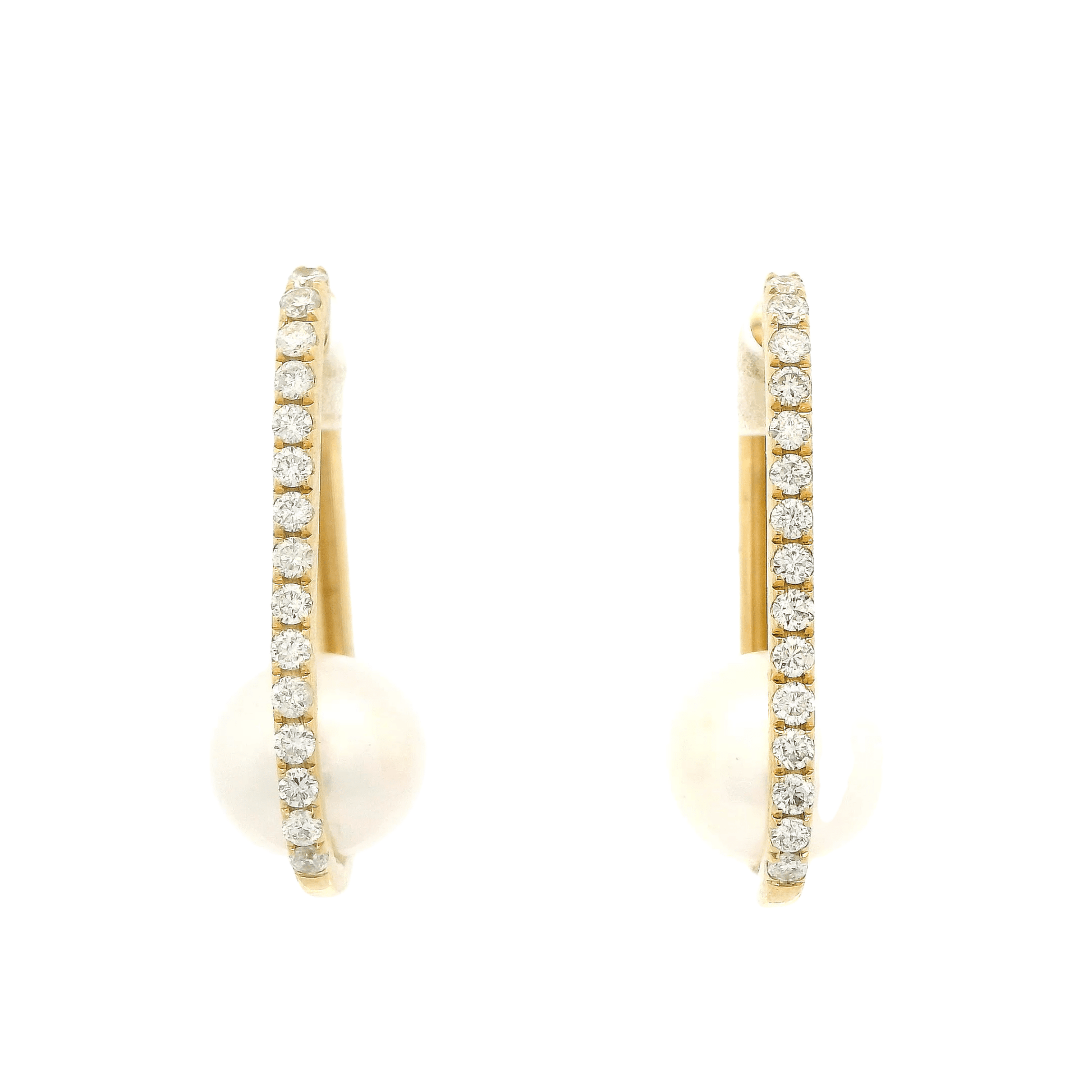 Diamond & Pearl Hoops - Forever Rox
