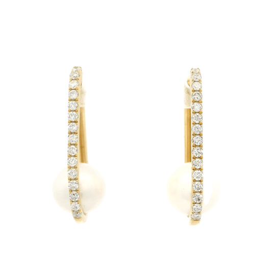 Diamond & Pearl Hoops - Forever Rox