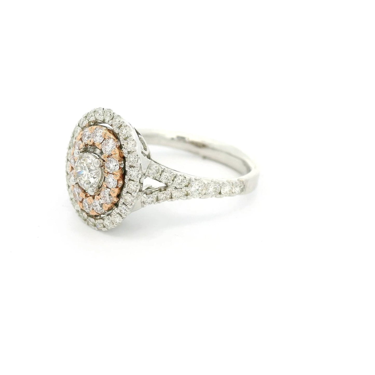 Diamond & Pink Diamond Ring - Forever Rox