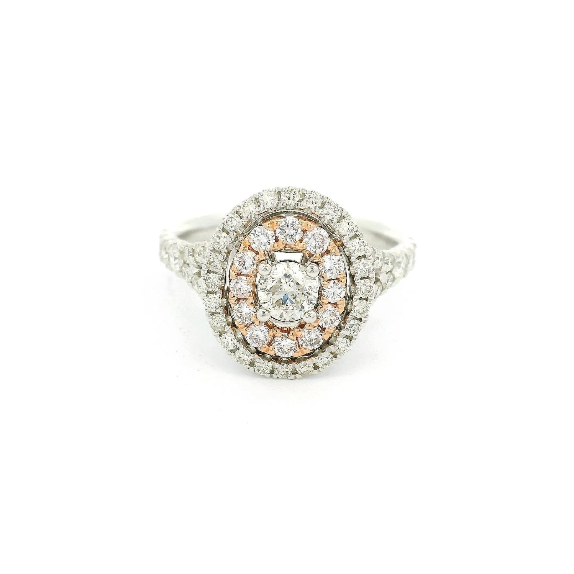 Diamond & Pink Diamond Ring - Forever Rox
