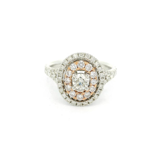 Diamond & Pink Diamond Ring - Forever Rox