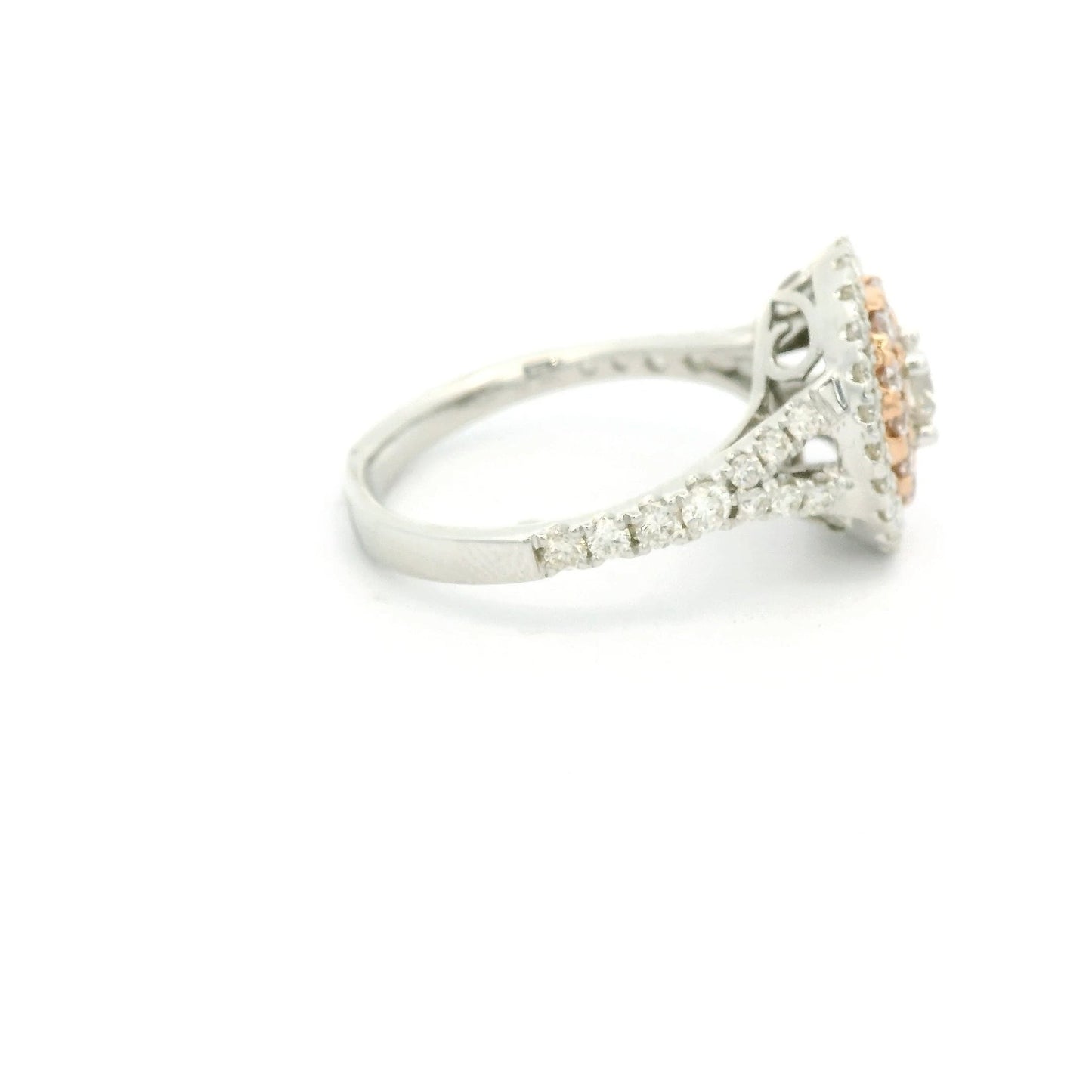 Diamond & Pink Diamond Ring - Forever Rox