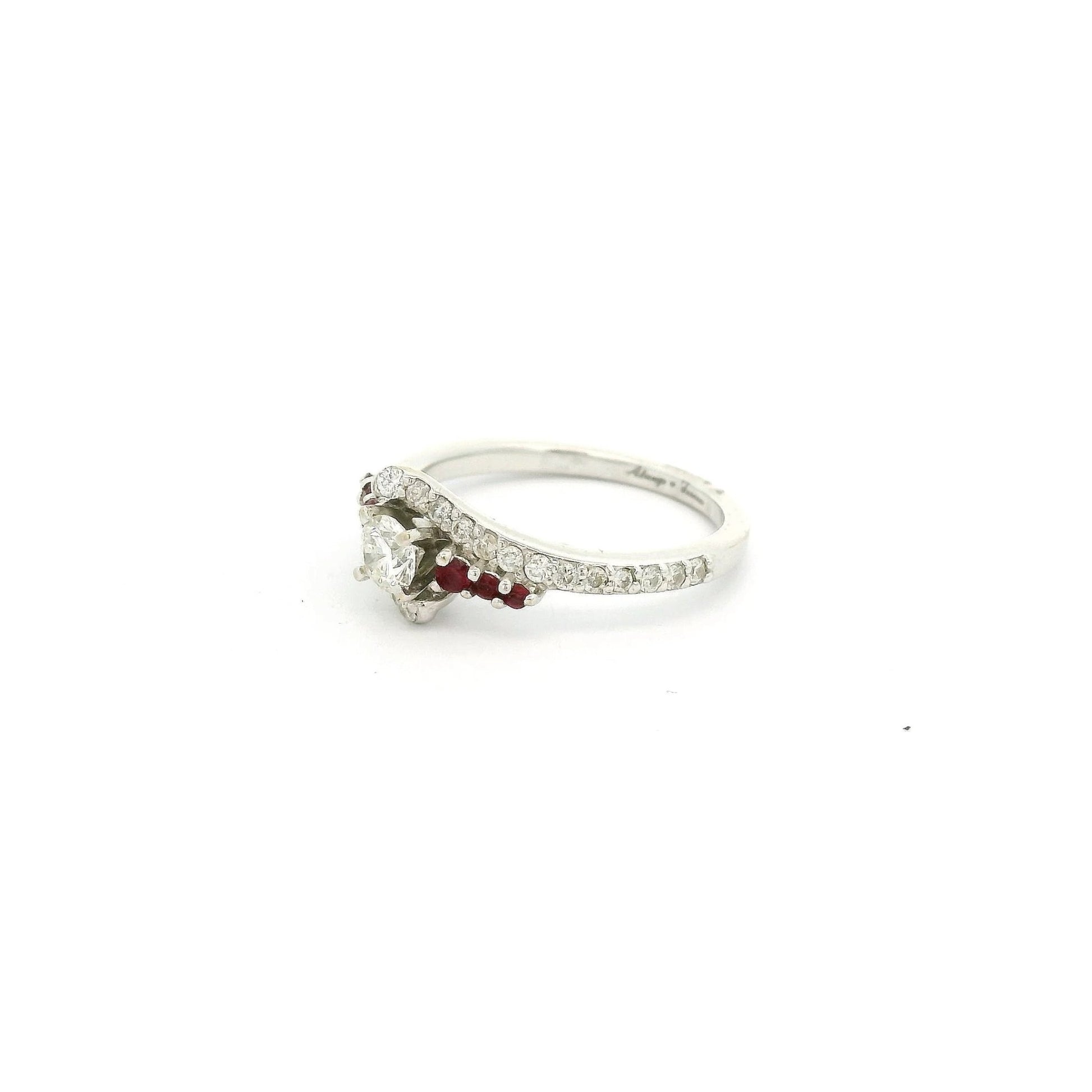 Diamond & Ruby Wedding Ring - Forever Rox Fine Jewelry