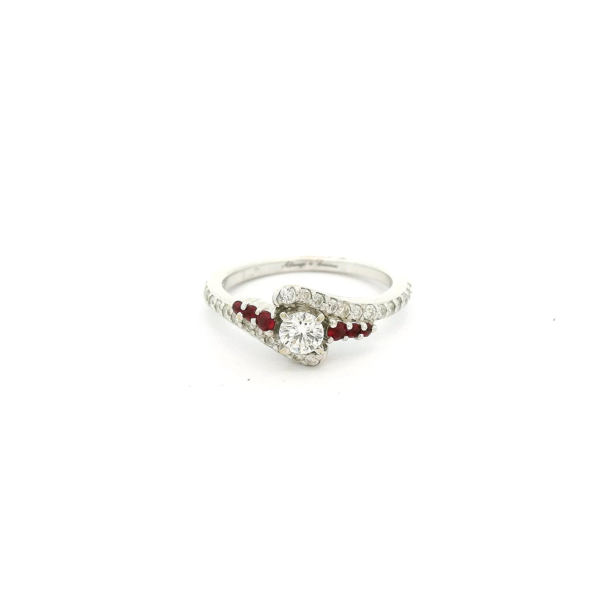 Diamond & Ruby Wedding Ring - Forever Rox Fine Jewelry