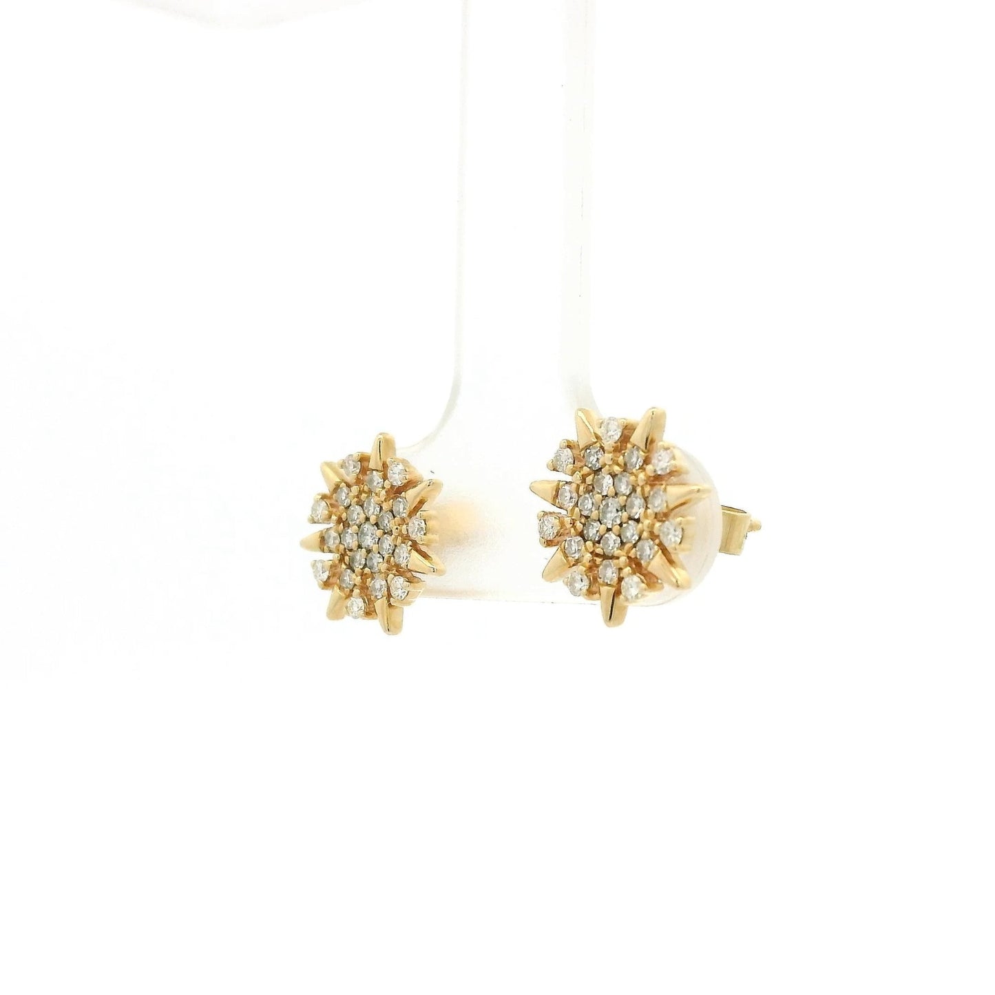 Diamond Starburst Studs - Forever Rox Fine Jewelry