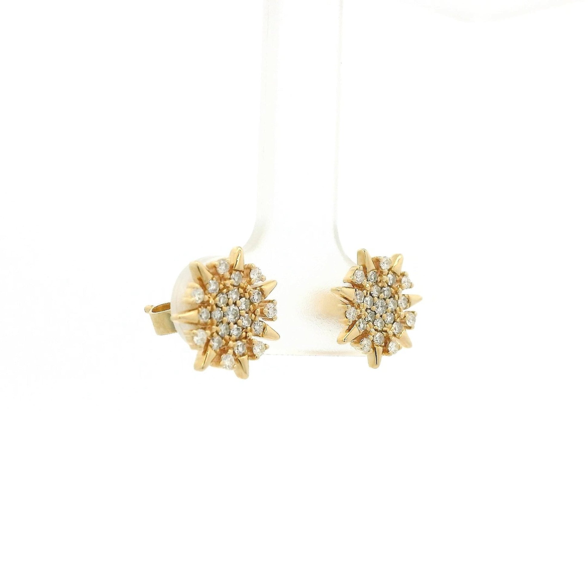 Diamond Starburst Studs - Forever Rox Fine Jewelry
