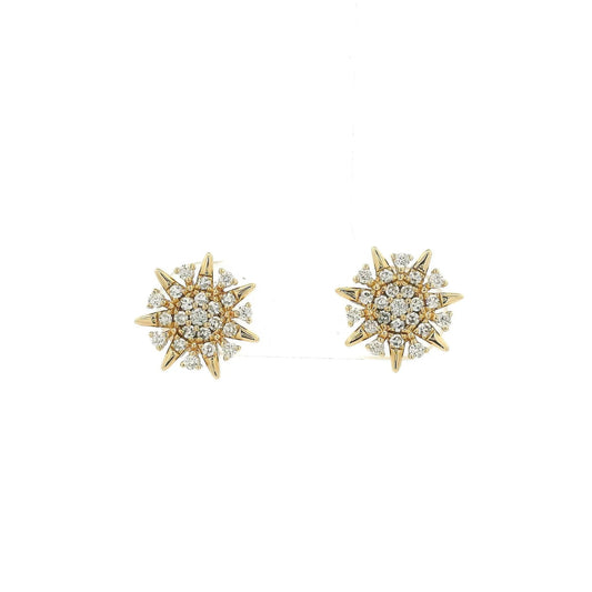 Diamond Starburst Studs - Forever Rox Fine Jewelry