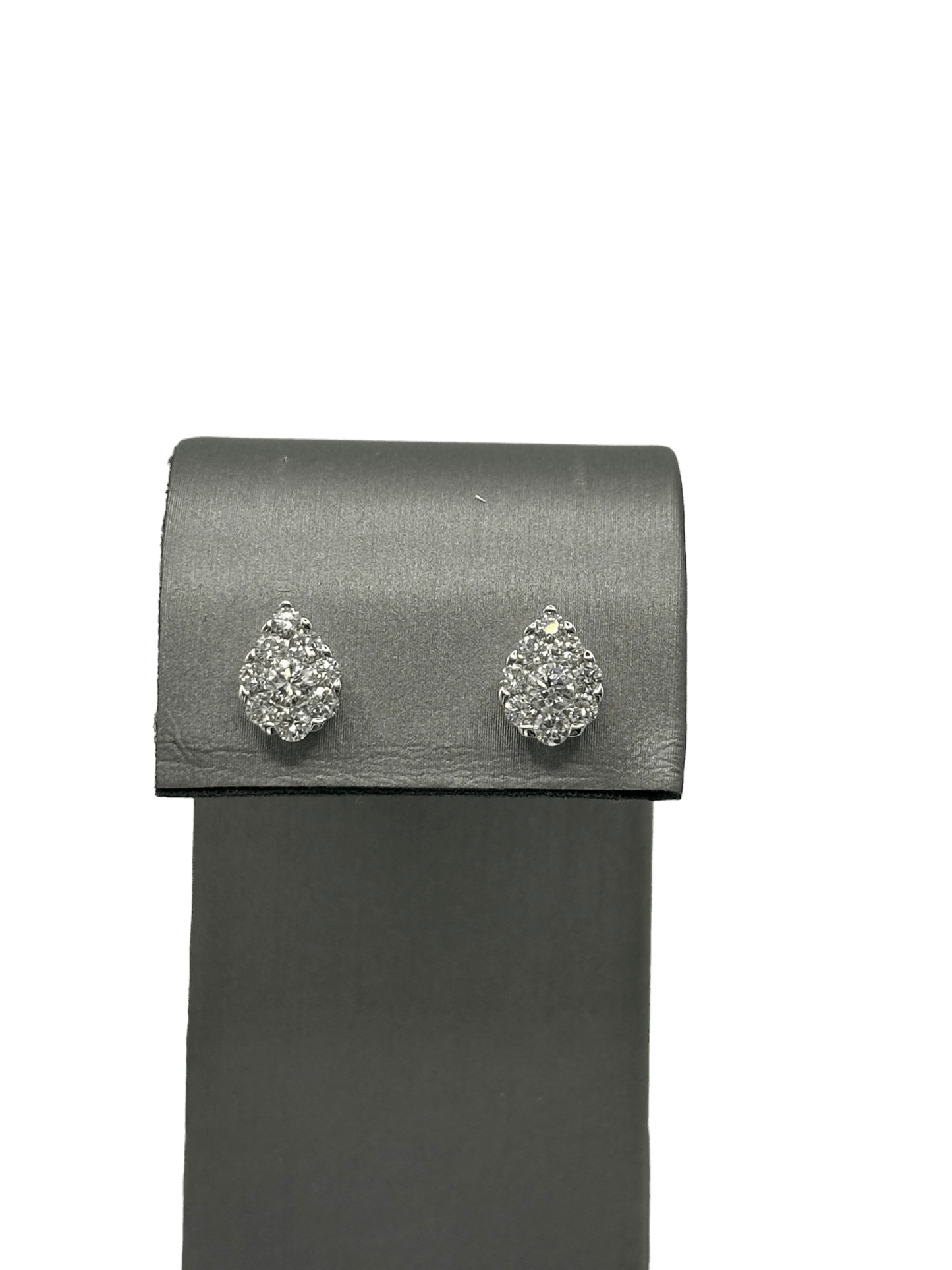 Diamond Tear Drop Studs - Forever Rox