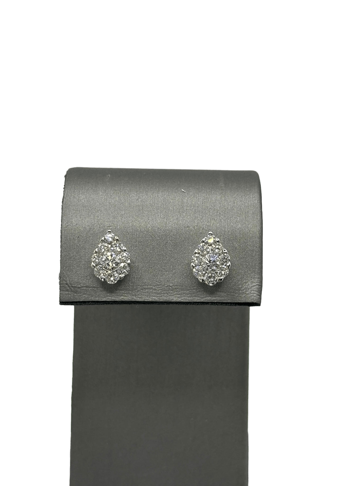 Diamond Tear Drop Studs - Forever Rox