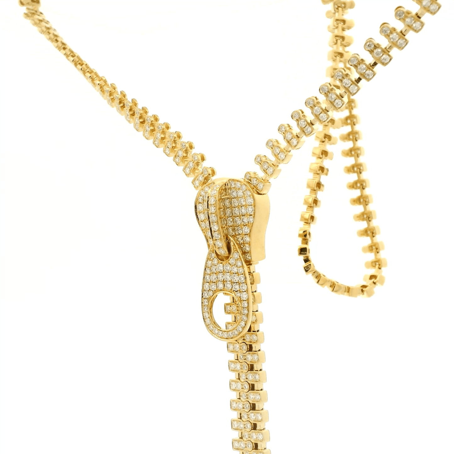 Diamond Zipper Necklace - Forever Rox
