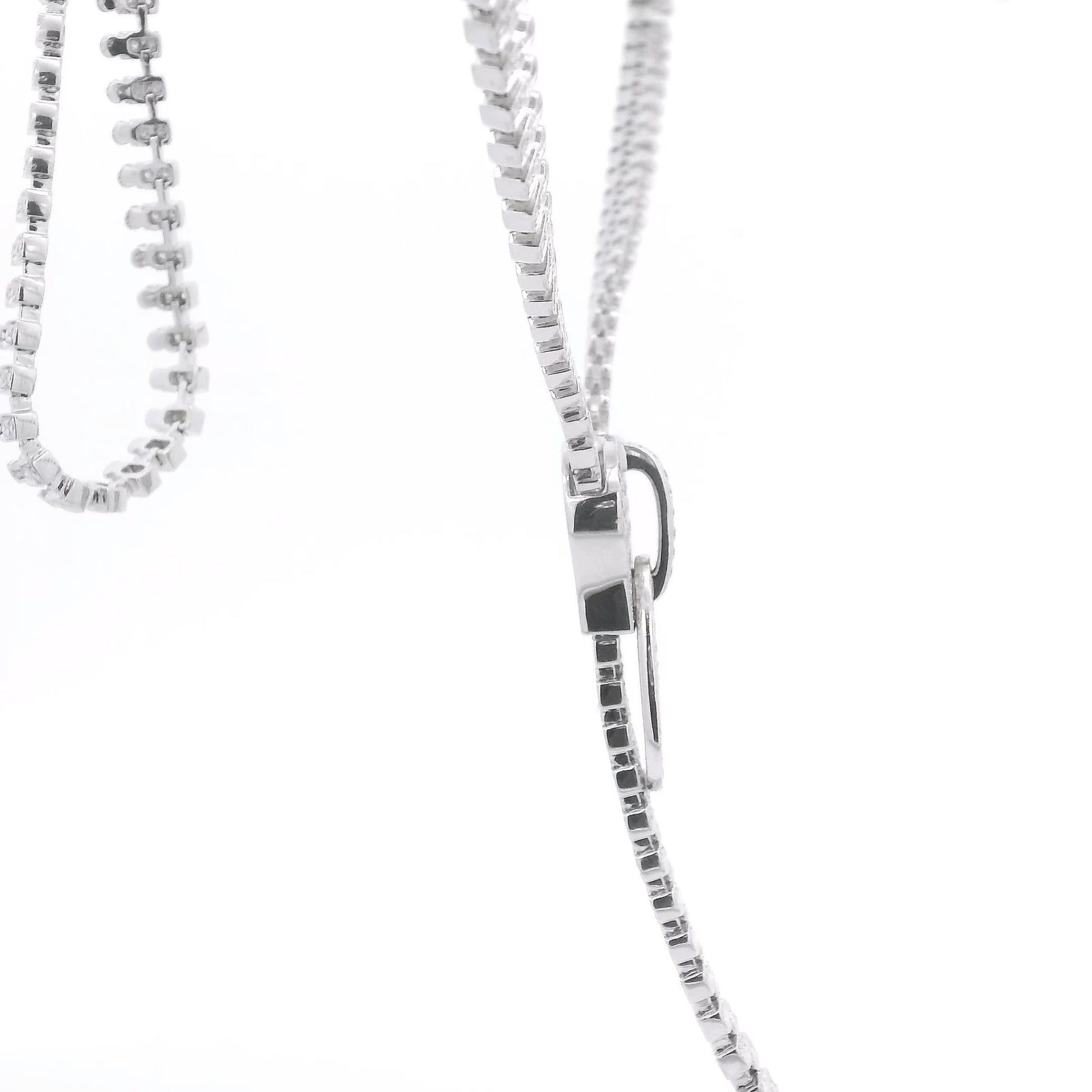 Diamond Zipper Necklace - Forever Rox