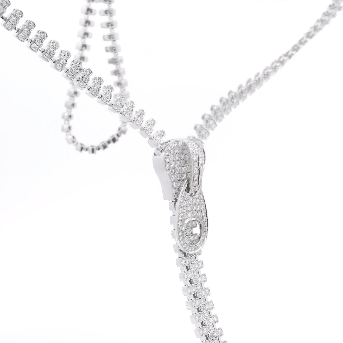 Diamond Zipper Necklace - Forever Rox