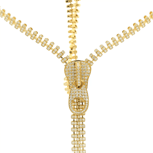 Diamond Zipper Necklace - Forever Rox