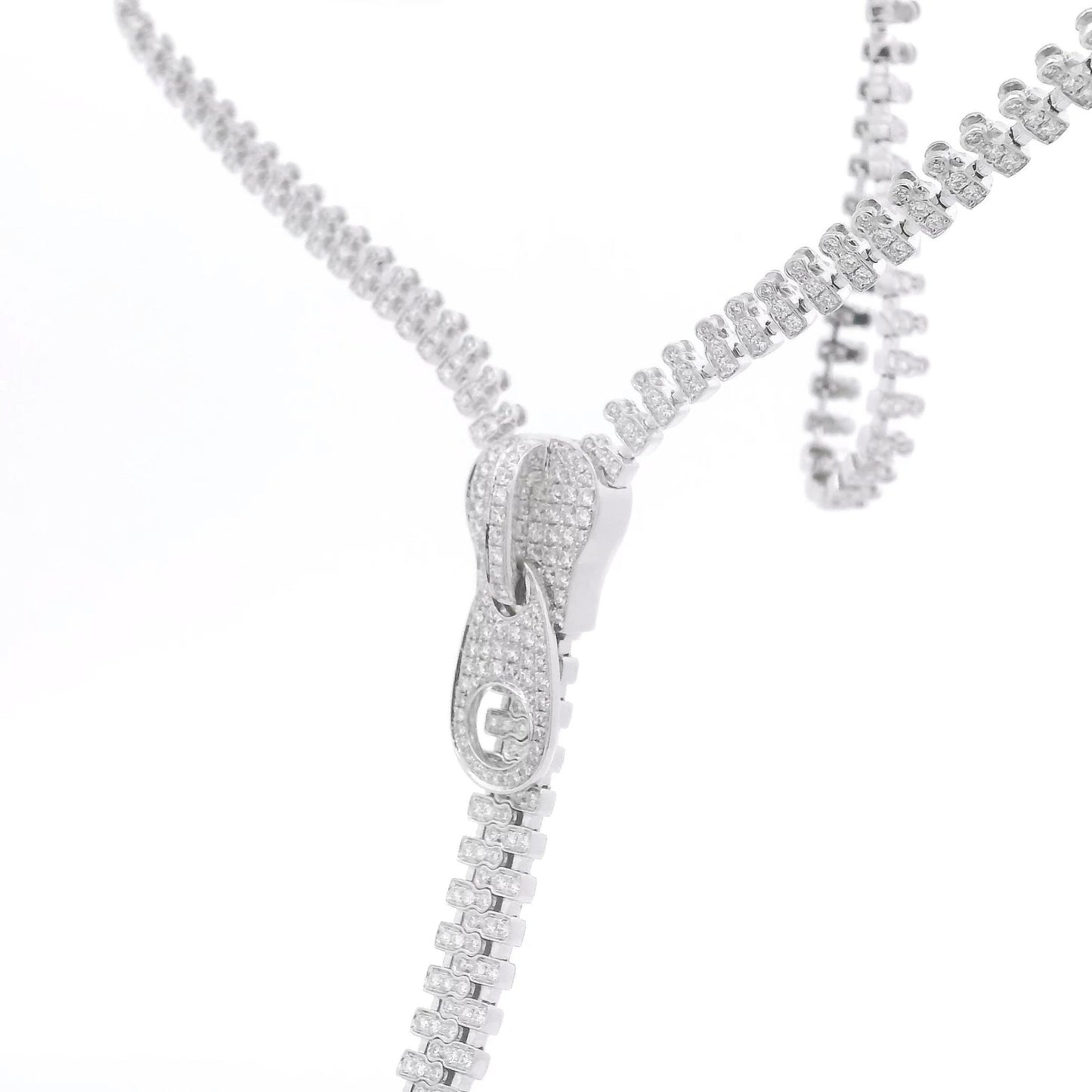 Diamond Zipper Necklace - Forever Rox