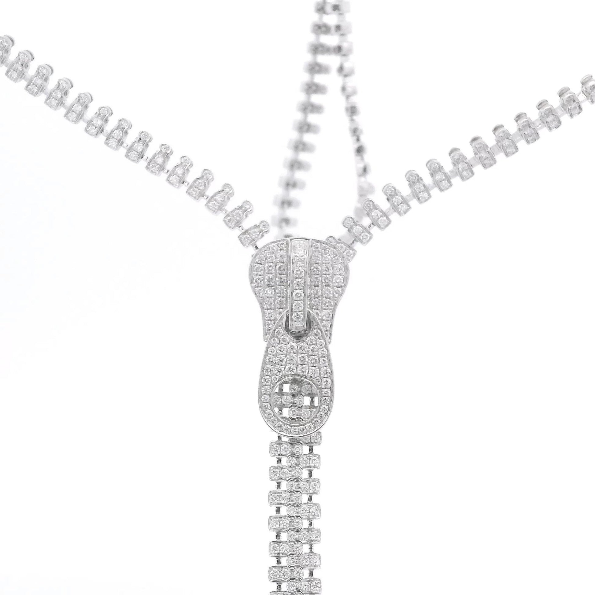 Diamond Zipper Necklace - Forever Rox