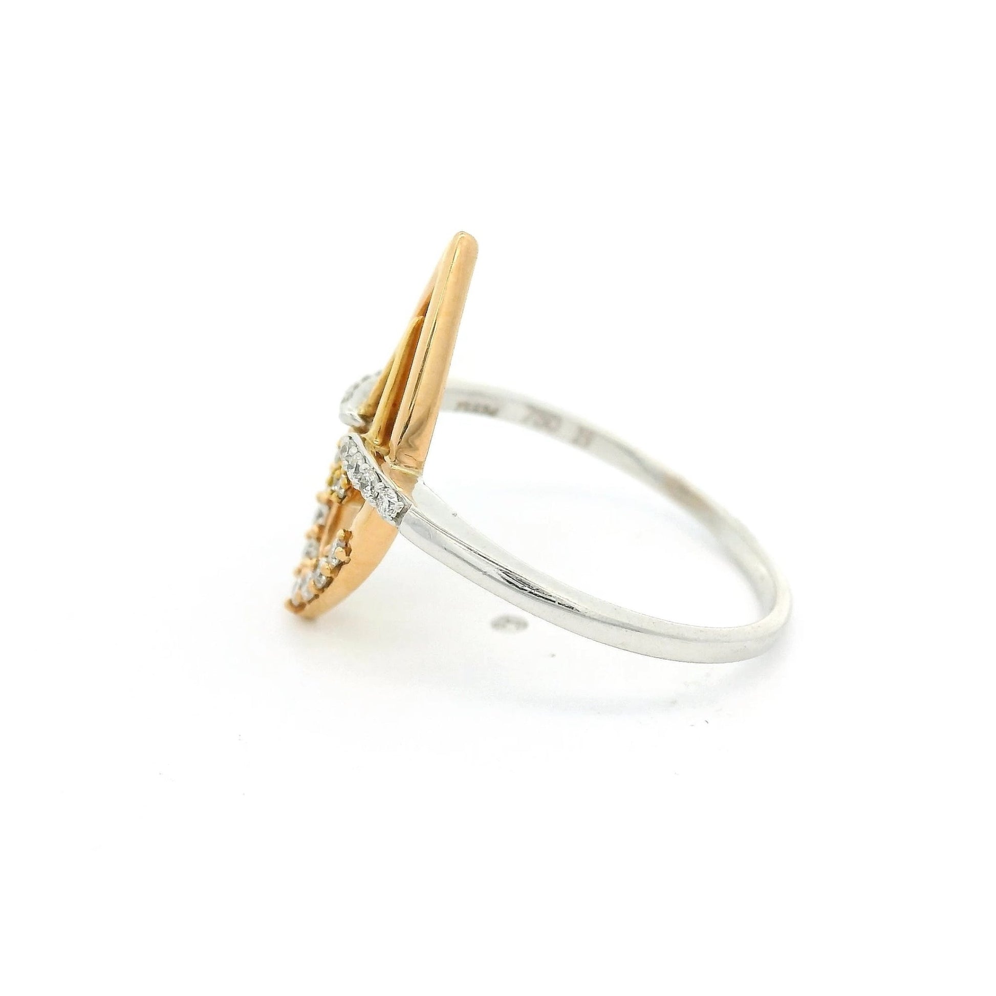 Double Diamond Shape Diamond Ring - Forever Rox
