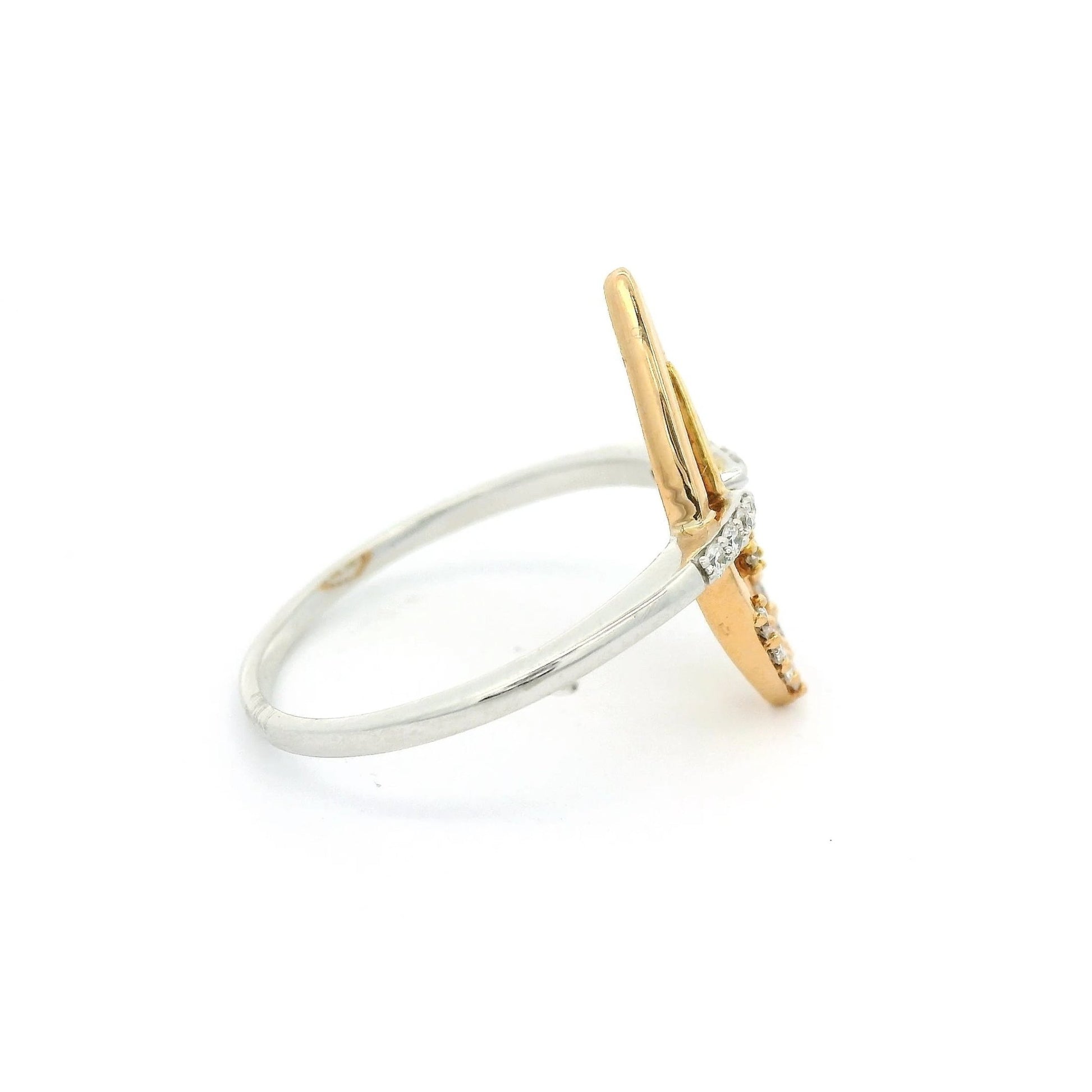 Double Diamond Shape Diamond Ring - Forever Rox