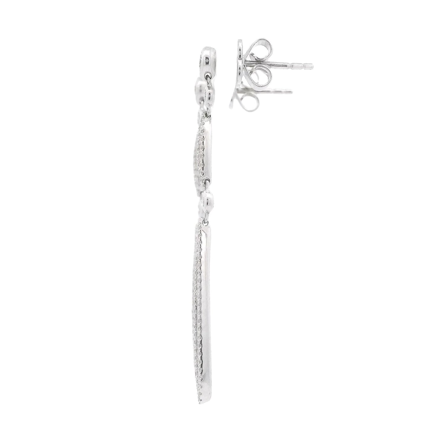 Double Oval Diamond Dangles - Forever Rox