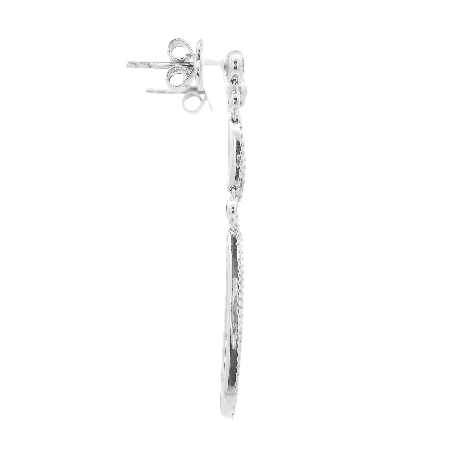 Double Oval Diamond Dangles - Forever Rox
