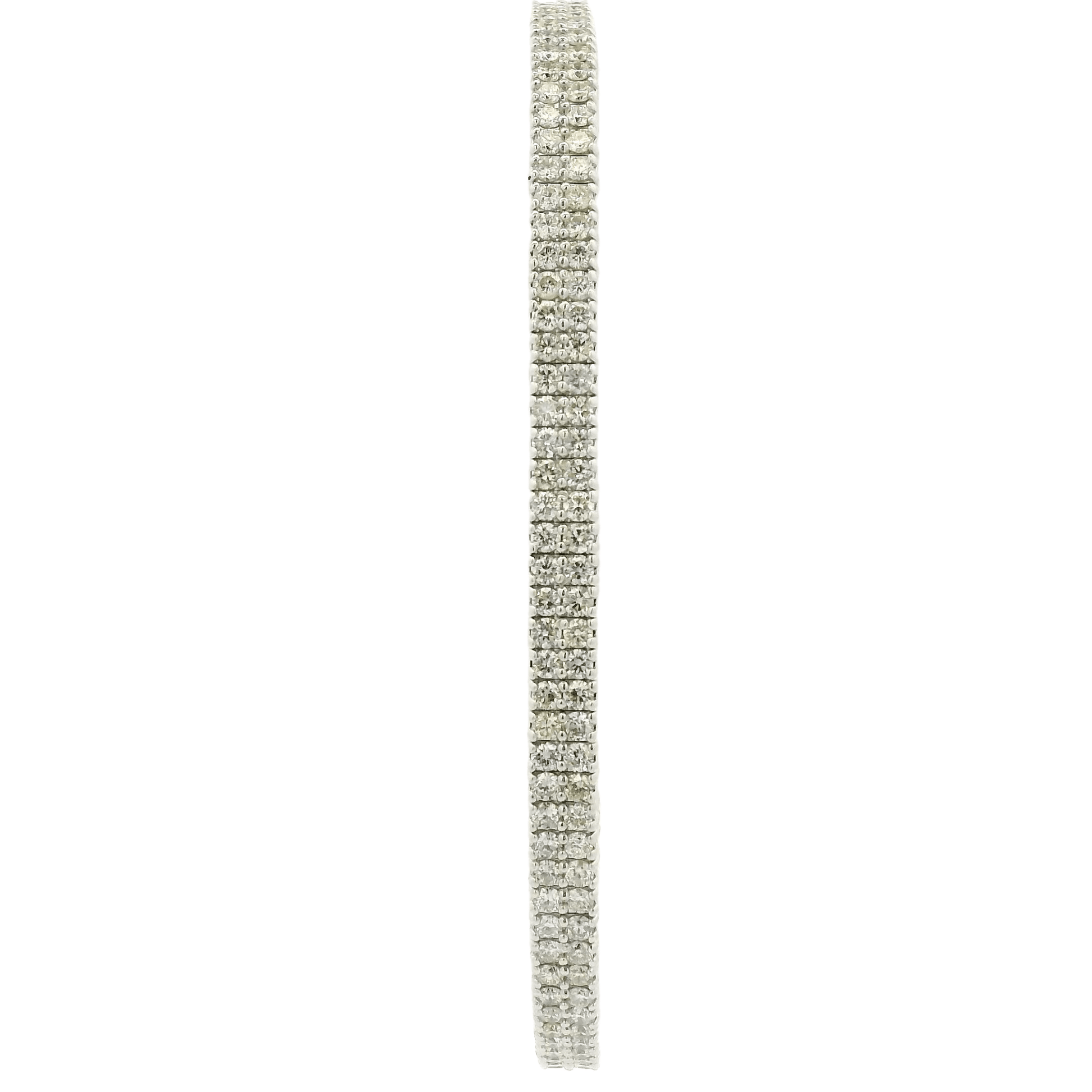 Double Row Diamond Bangle - Forever Rox