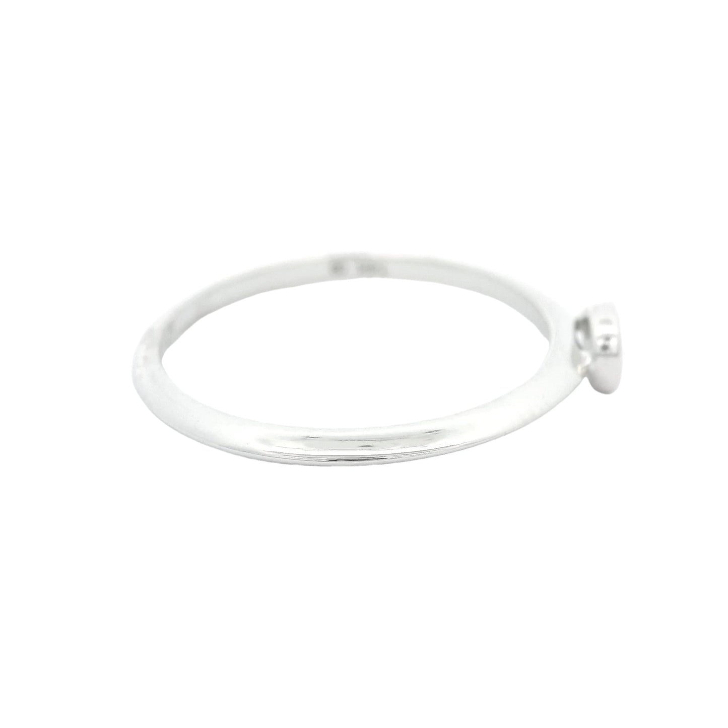 East - West Pear Shape Diamond Ring - Forever Rox