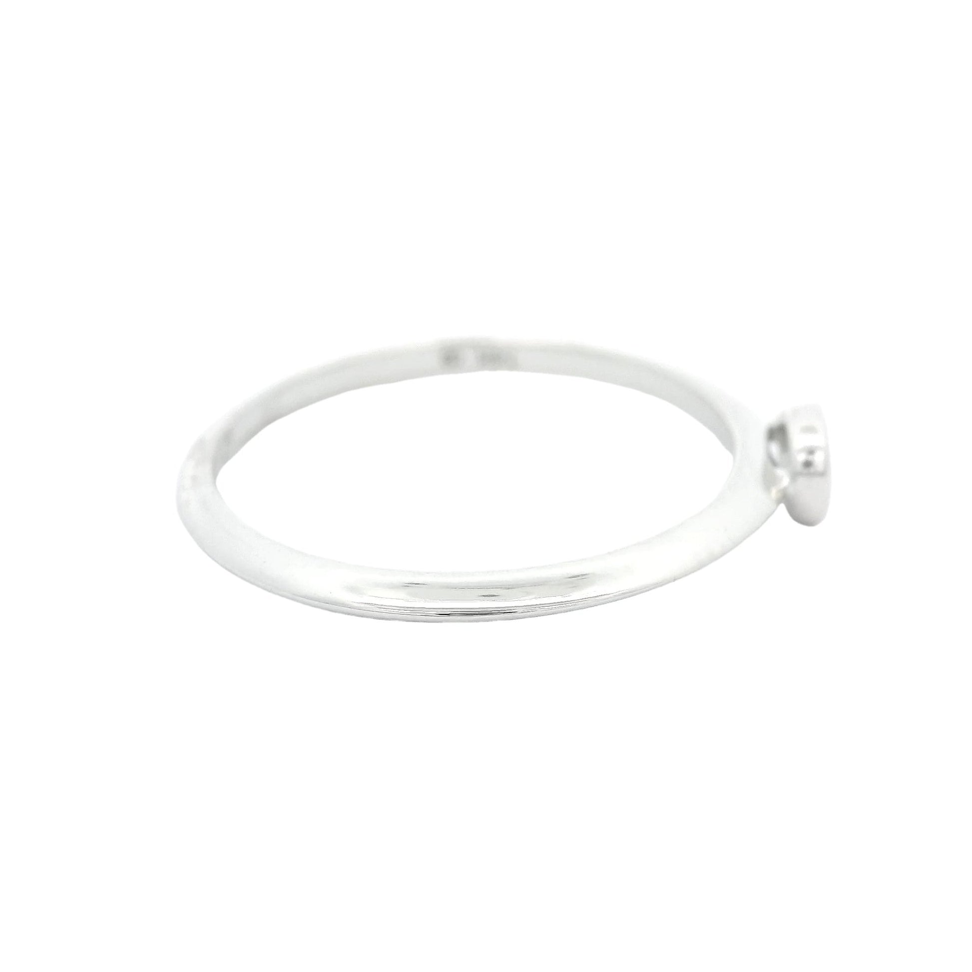 East - West Pear Shape Diamond Ring - Forever Rox