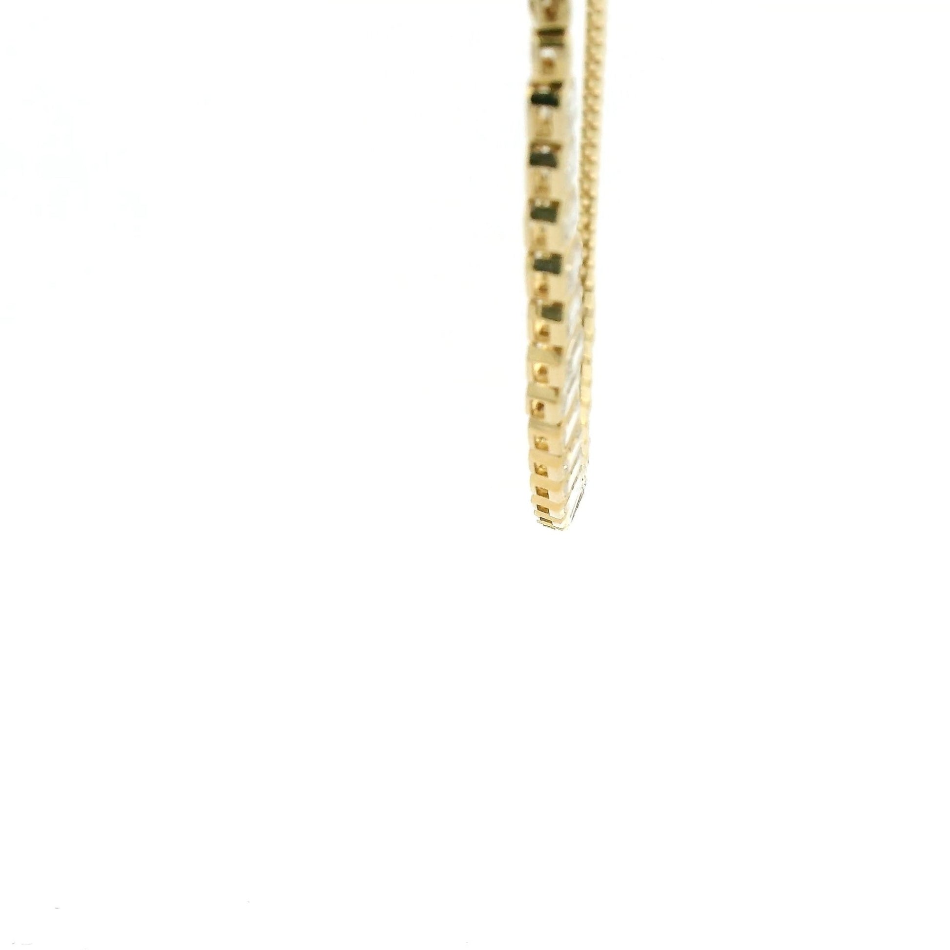 Emerald Cut Diamond Necklace - Forever Rox