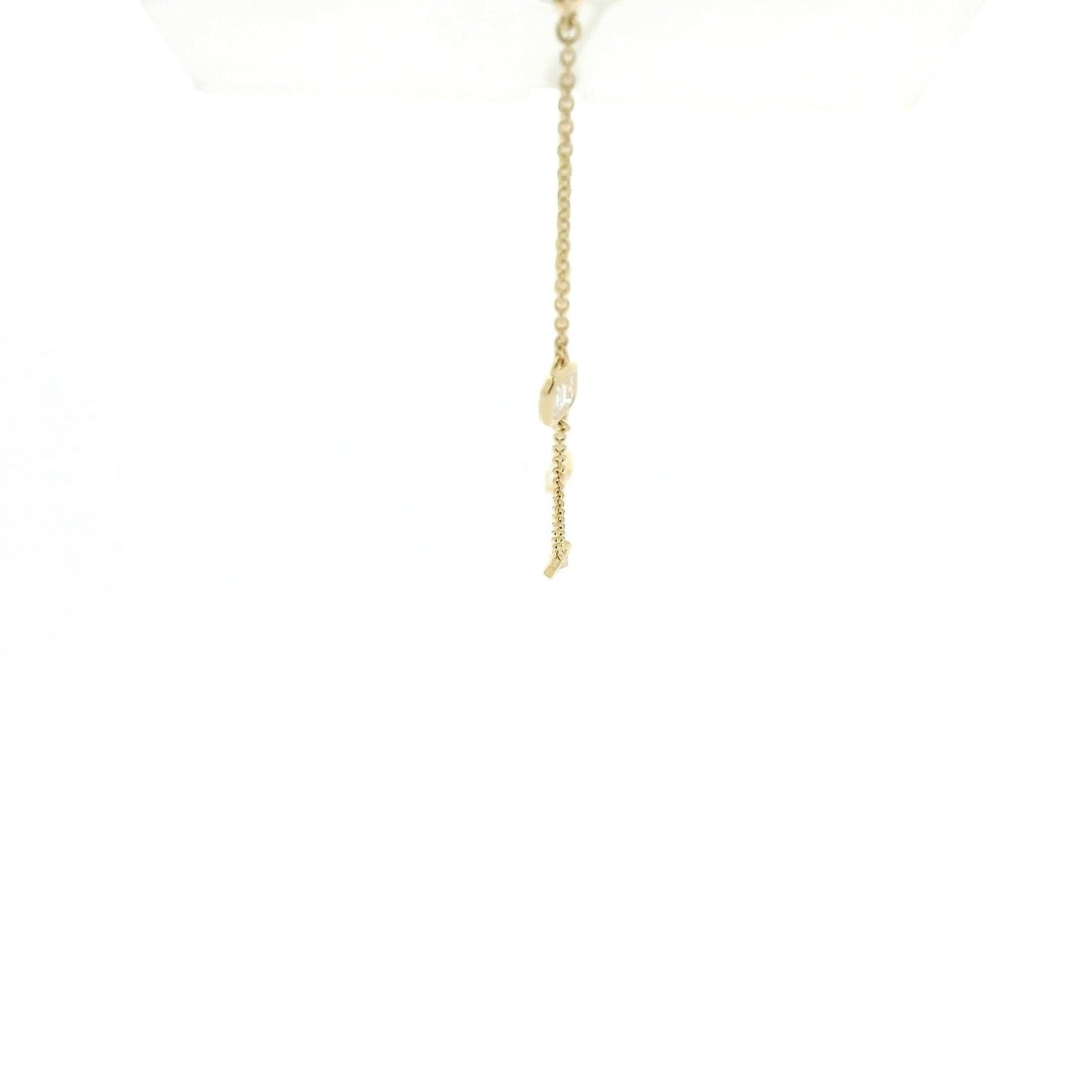 Emerald Cut Diamonds By The Yard Necklace - Forever Rox Fine Jewelry