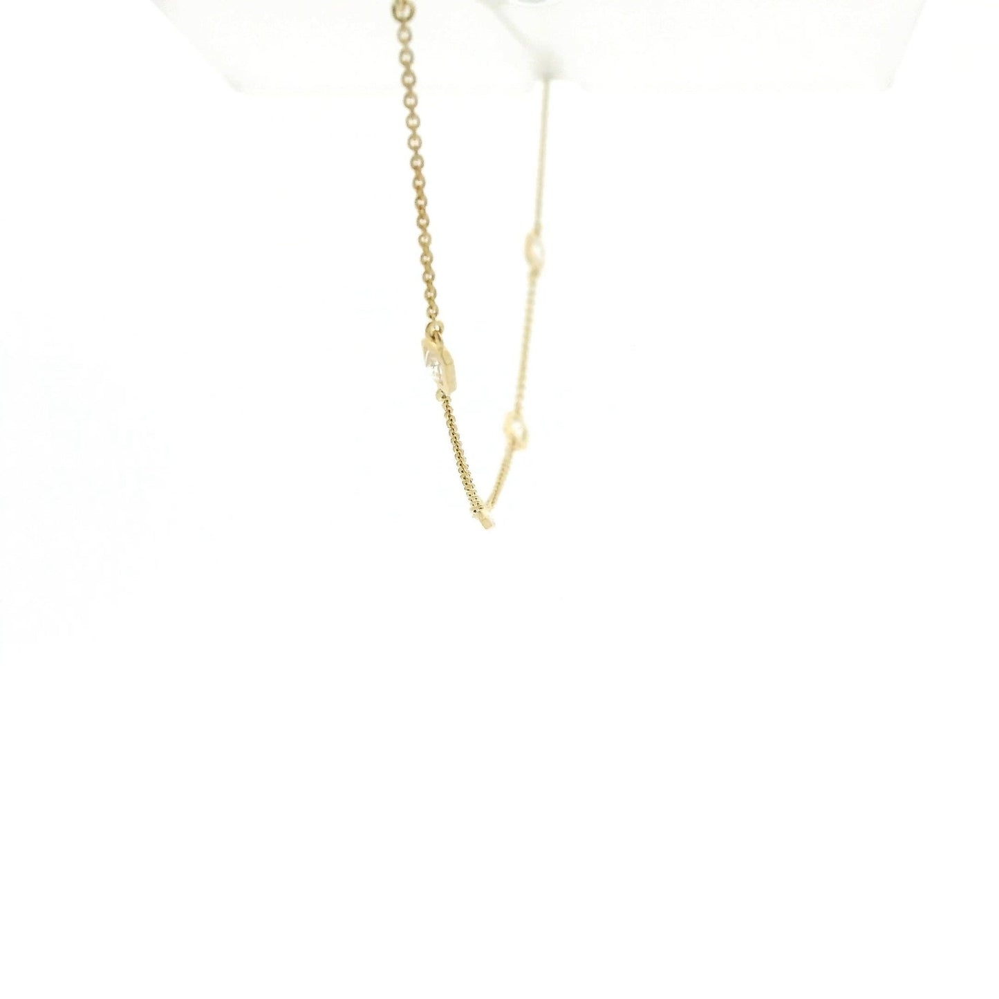 Emerald Cut Diamonds By The Yard Necklace - Forever Rox Fine Jewelry