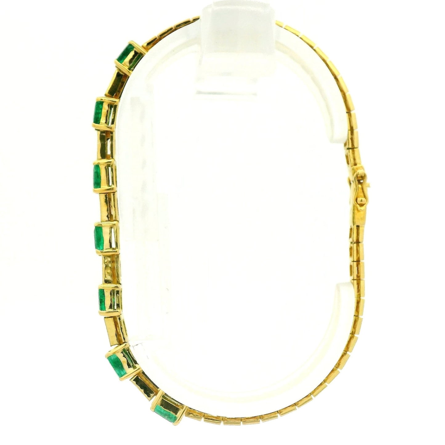 Emerald Cut Emerald & Diamond Bracelet - Forever Rox Fine Jewelry