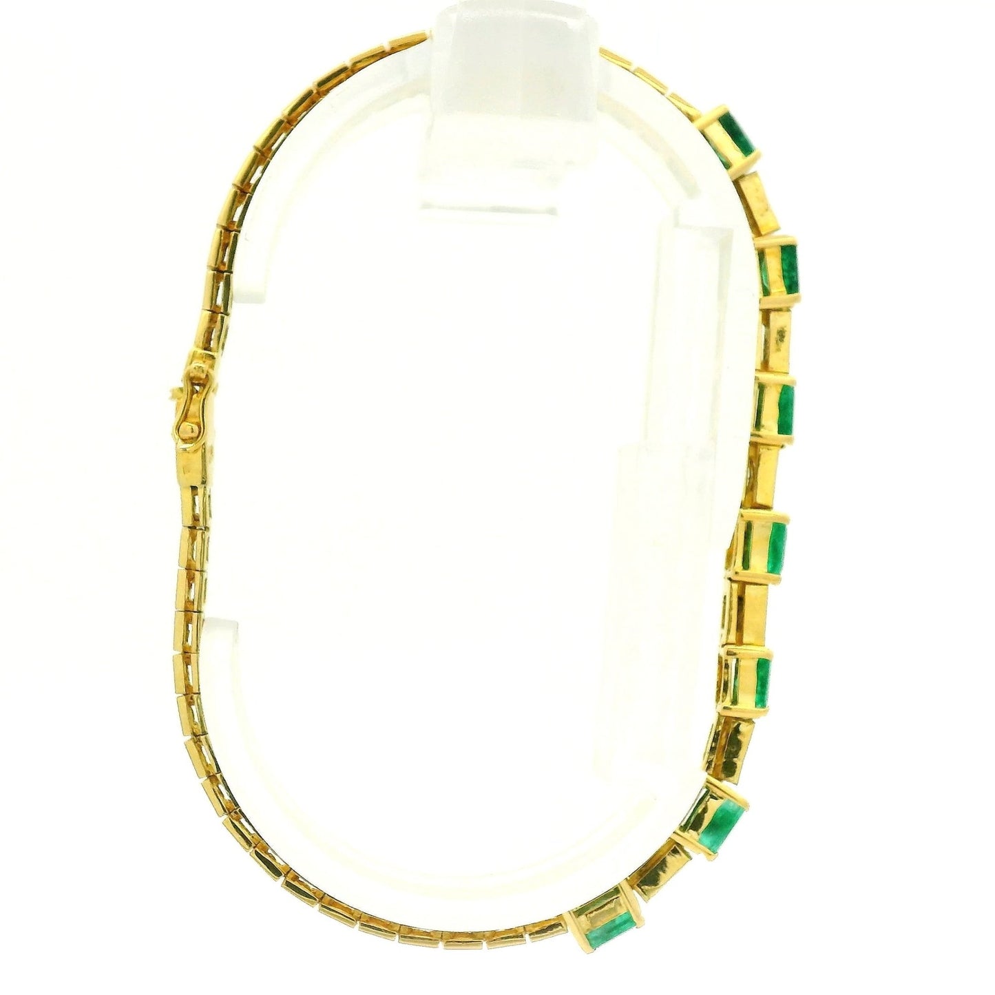 Emerald Cut Emerald & Diamond Bracelet - Forever Rox Fine Jewelry