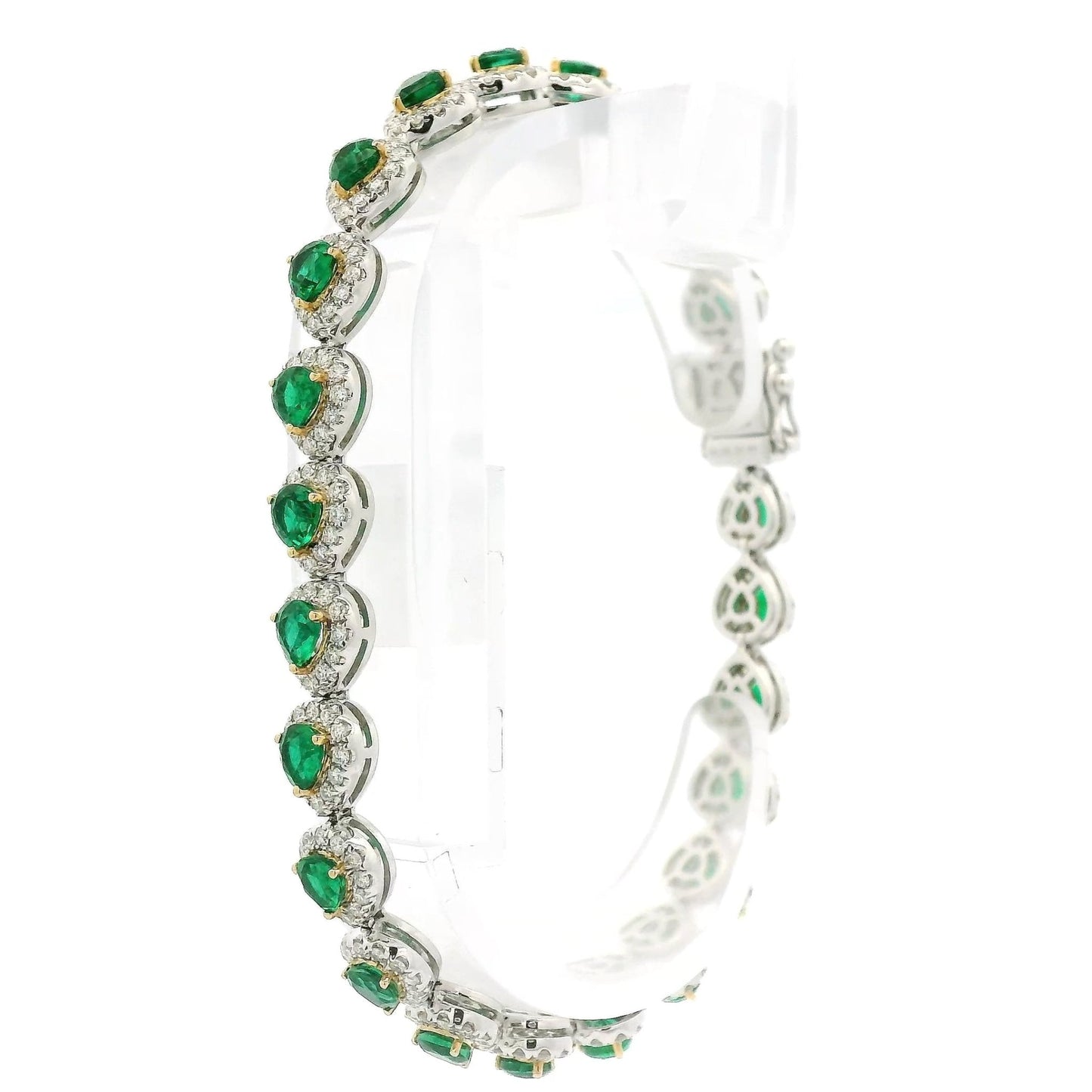 Emerald & Diamond Bracelet - Forever Rox